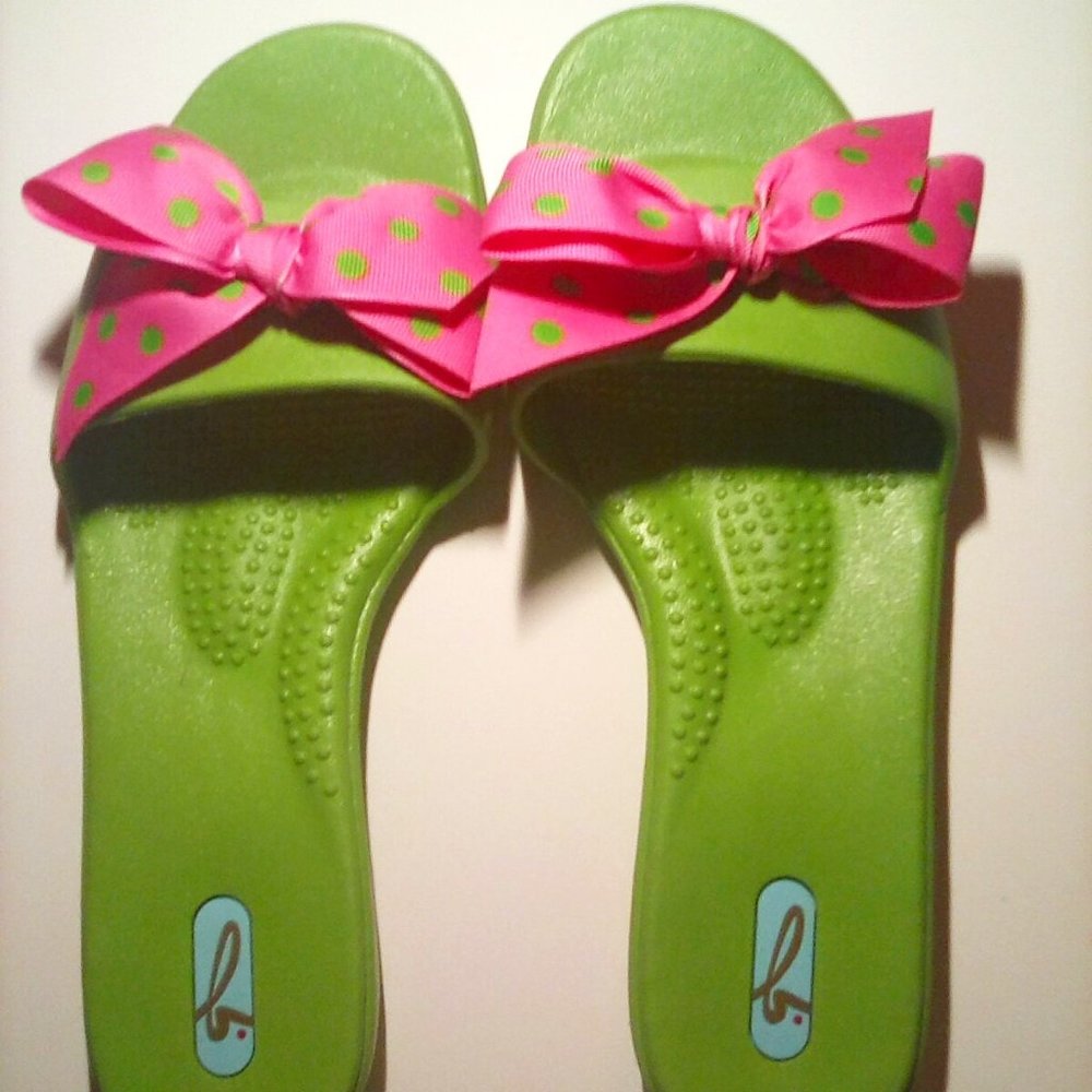 Okal slide on sandals